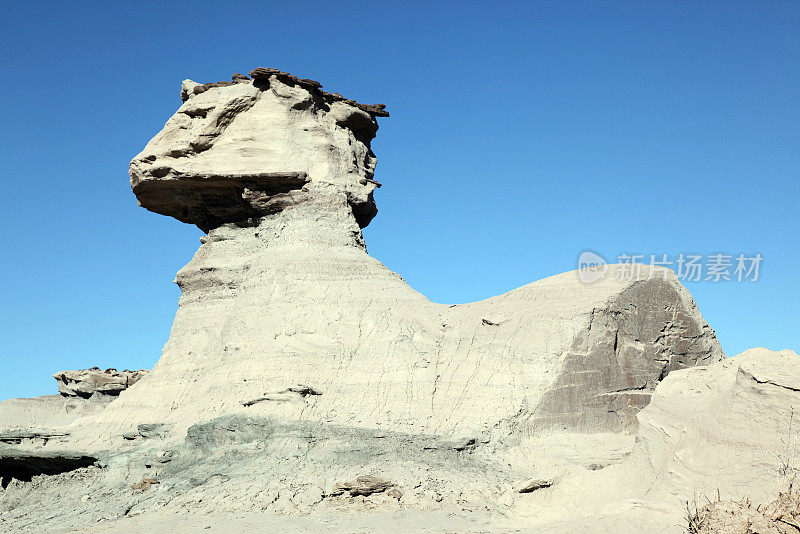 狮身人面像岩石形成公园省Ischigualasto, Cuyo，阿根廷